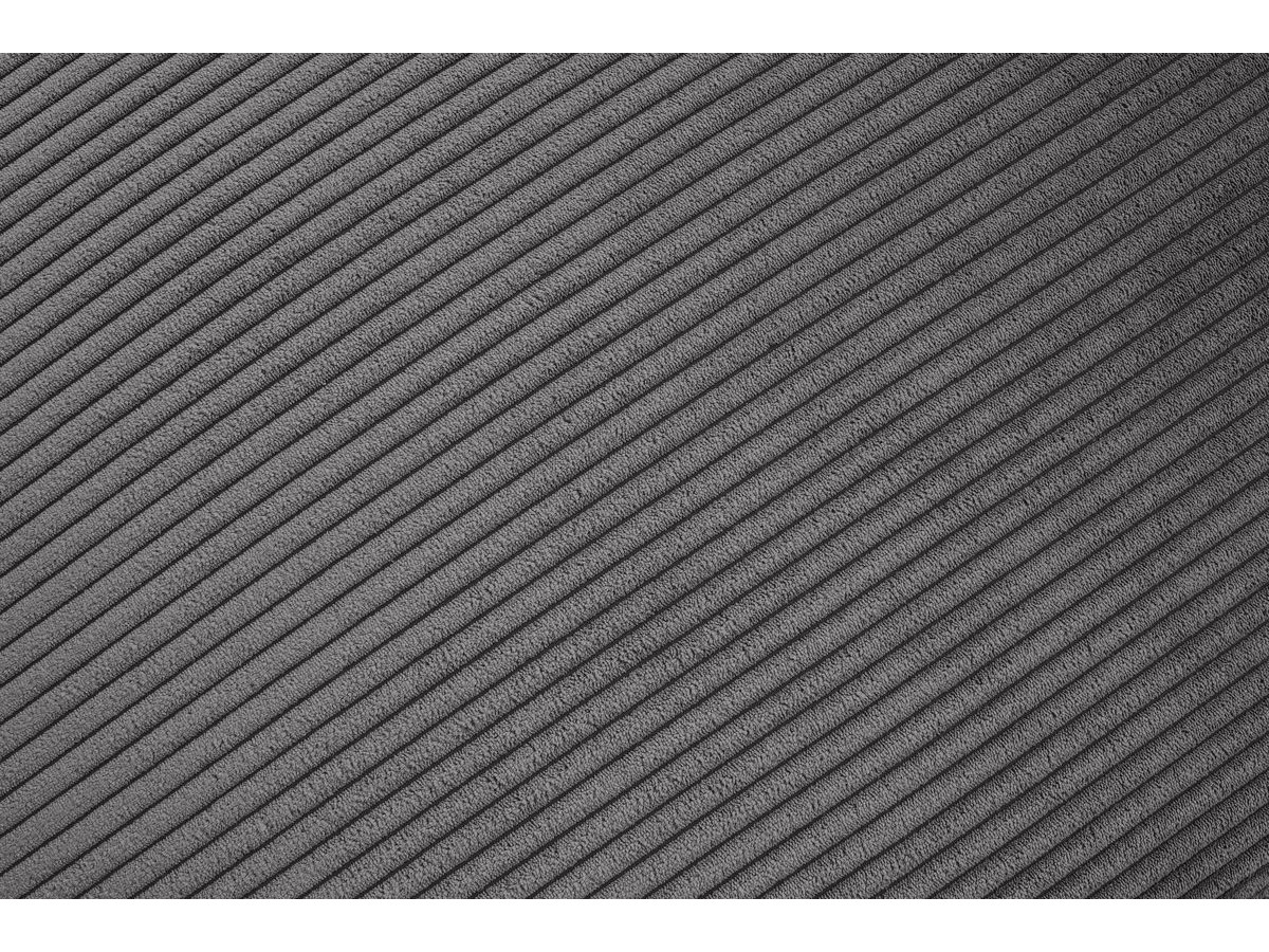 Canapé d'angle fixe compact NIHAD velours côtelé