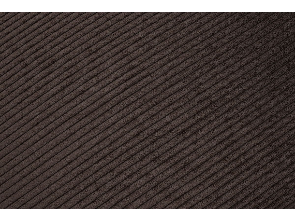 Canapé d'angle fixe compact NIHAD velours côtelé
