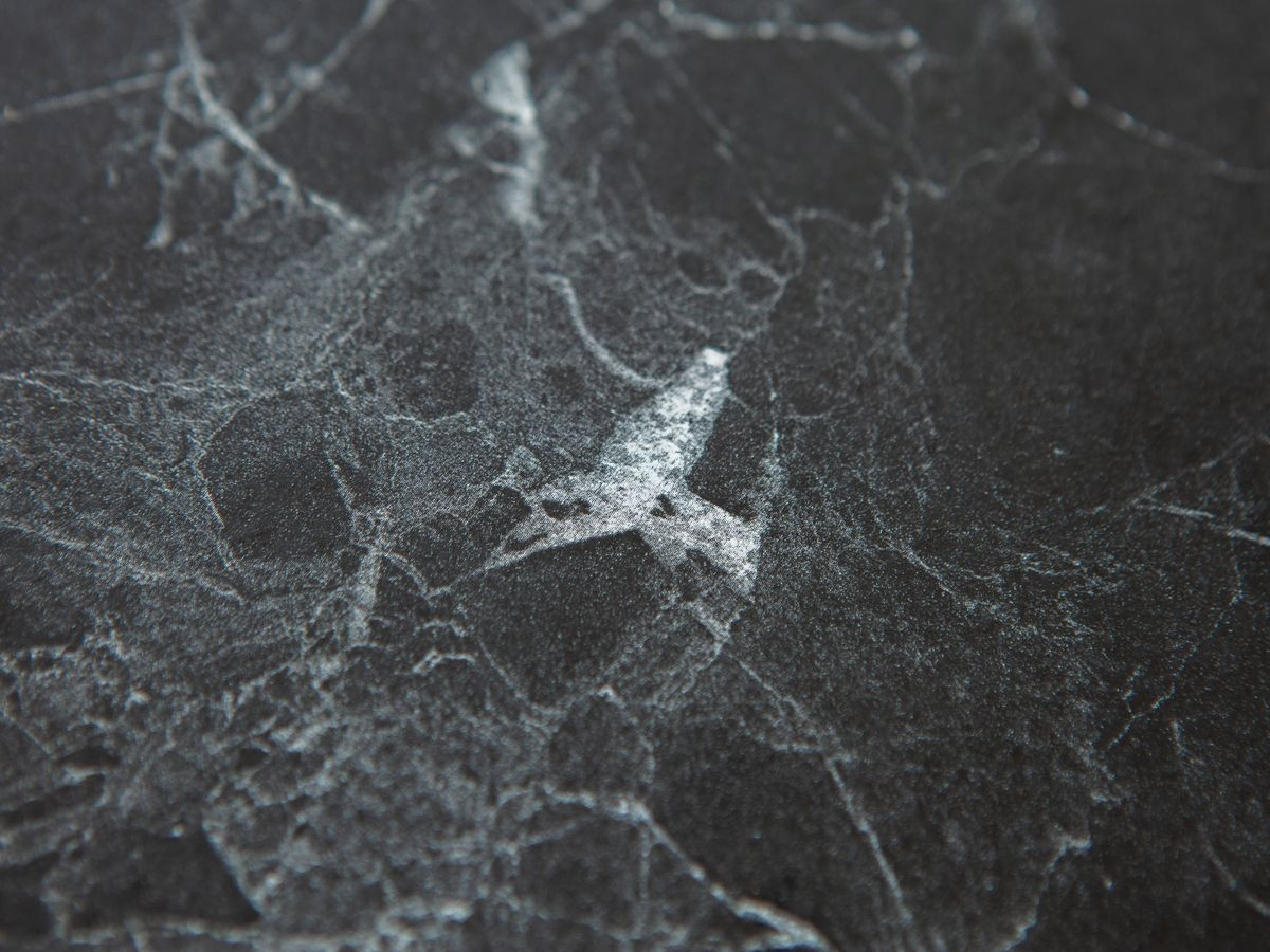 OPERA TV-meubel 180 cm met eikenhouten look en zwart marmerlook