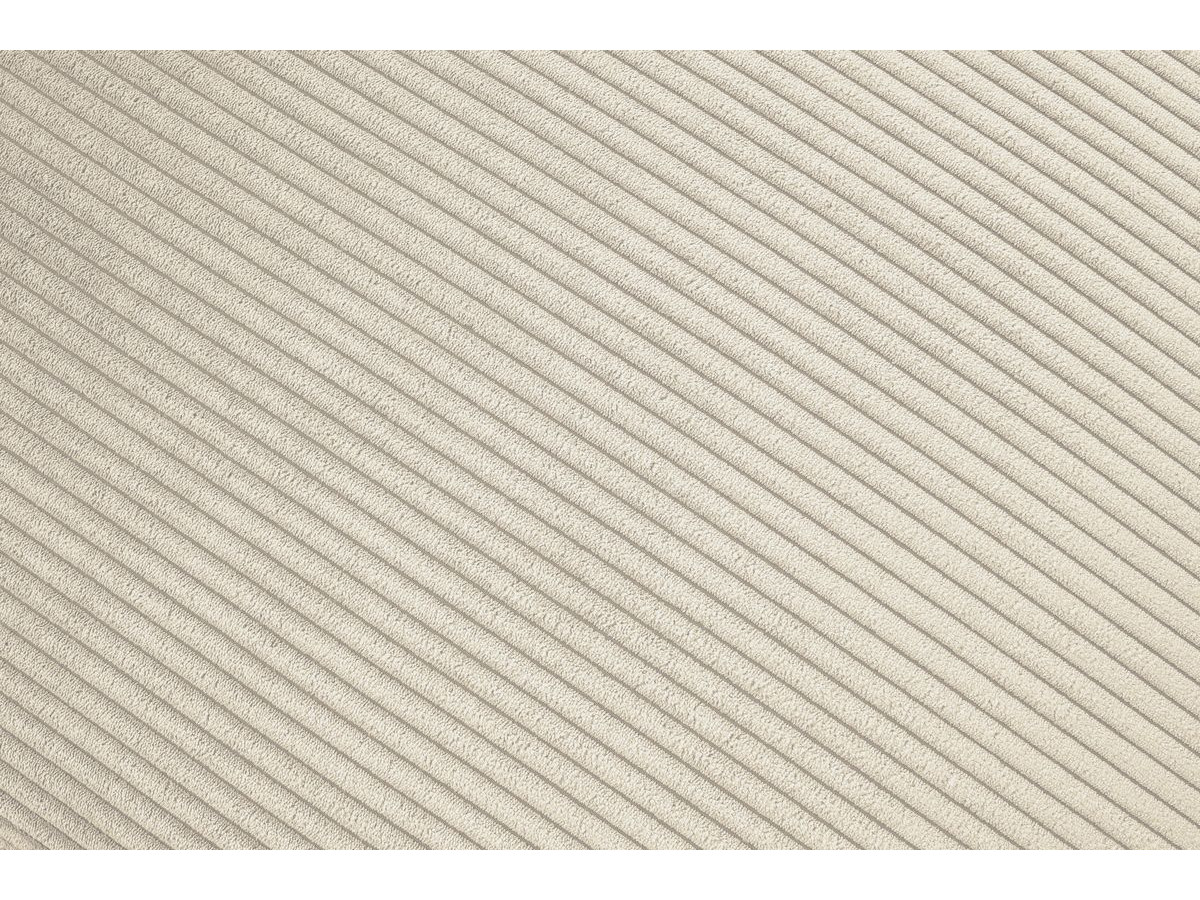 Canapé d'angle fixe EVEREST tissu chiné - Orange - Angle droit - 10 coussins