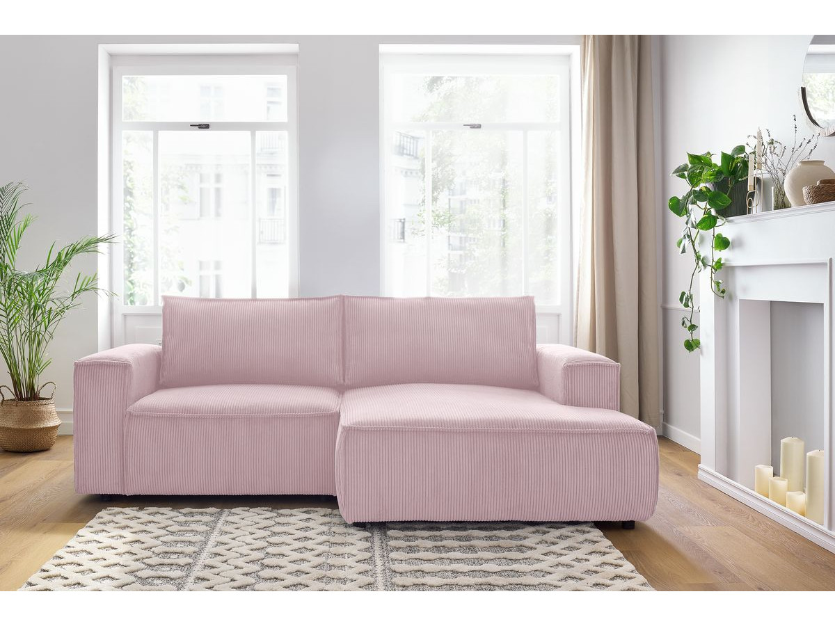 NIHAD compacte vaste hoekbank in corduroy