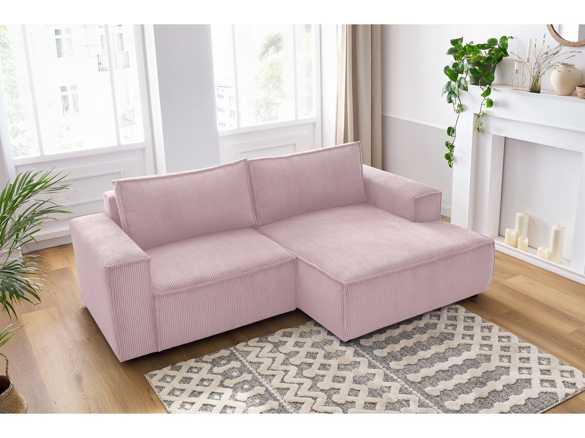 NIHAD compacte vaste hoekbank in corduroy