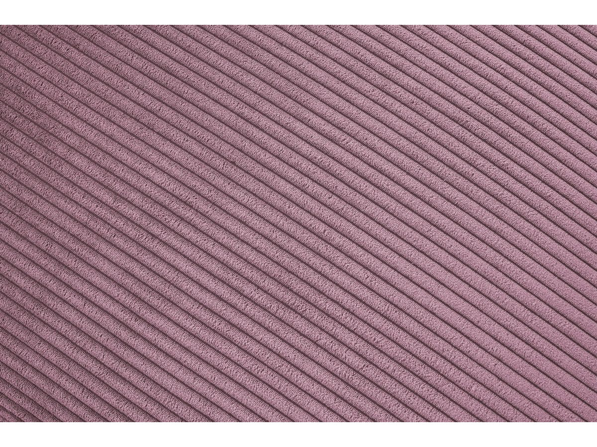 Canapé d'angle fixe compact NIHAD velours côtelé