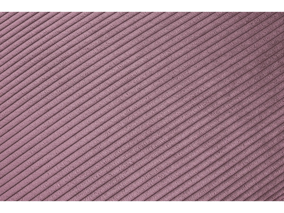 Canapé d'angle fixe compact NIHAD velours côtelé