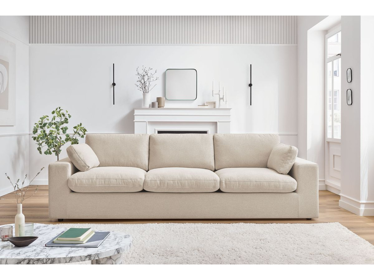 Canapé droit 3 places BELAIR beige — vue 5