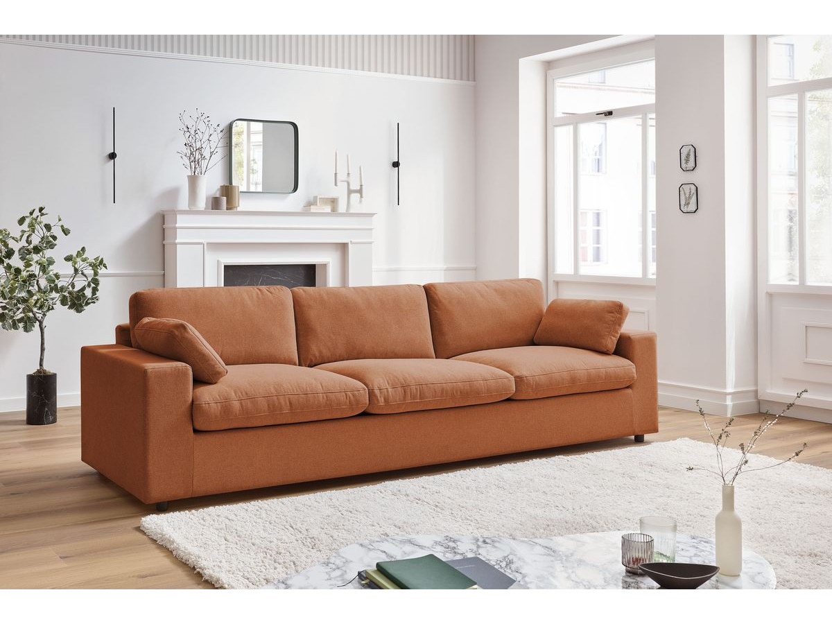 Canapé droit 4 places BELAIR orange — vue 5