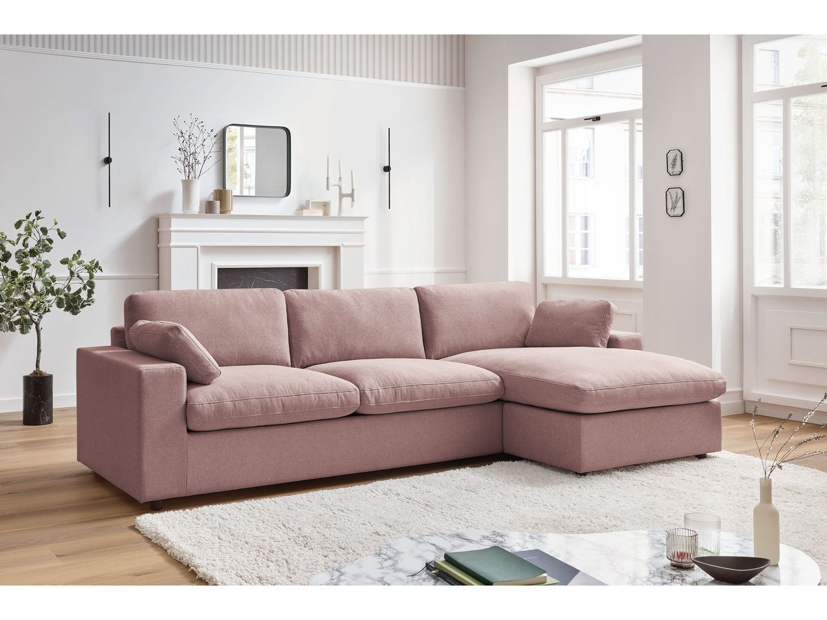Canapé d'angle réversible BELAIR rose — vue 5