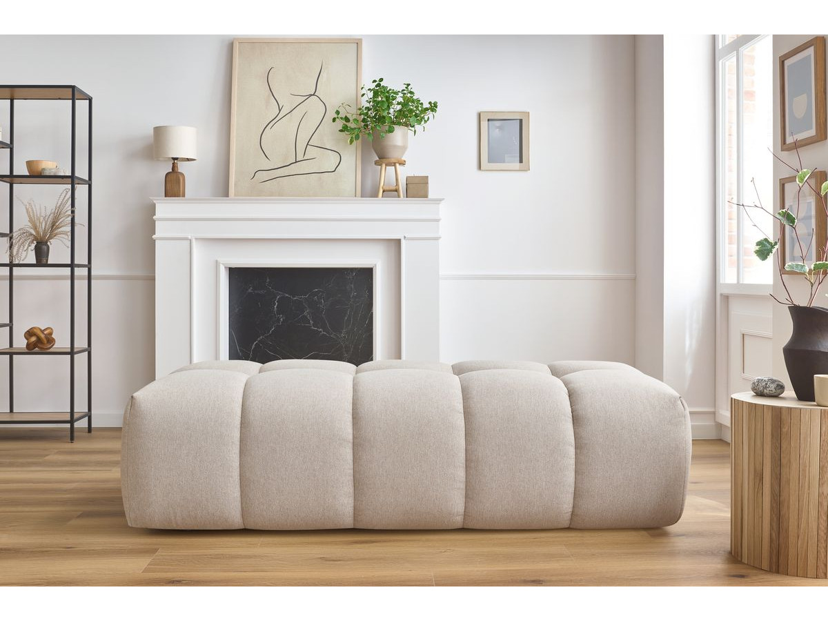 Pouf MONT-BLANC beige — vue 5