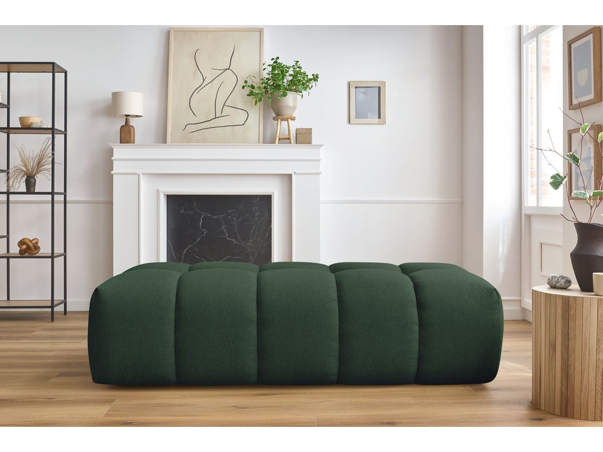 Pouf MONT-BLANC vert — vue 5