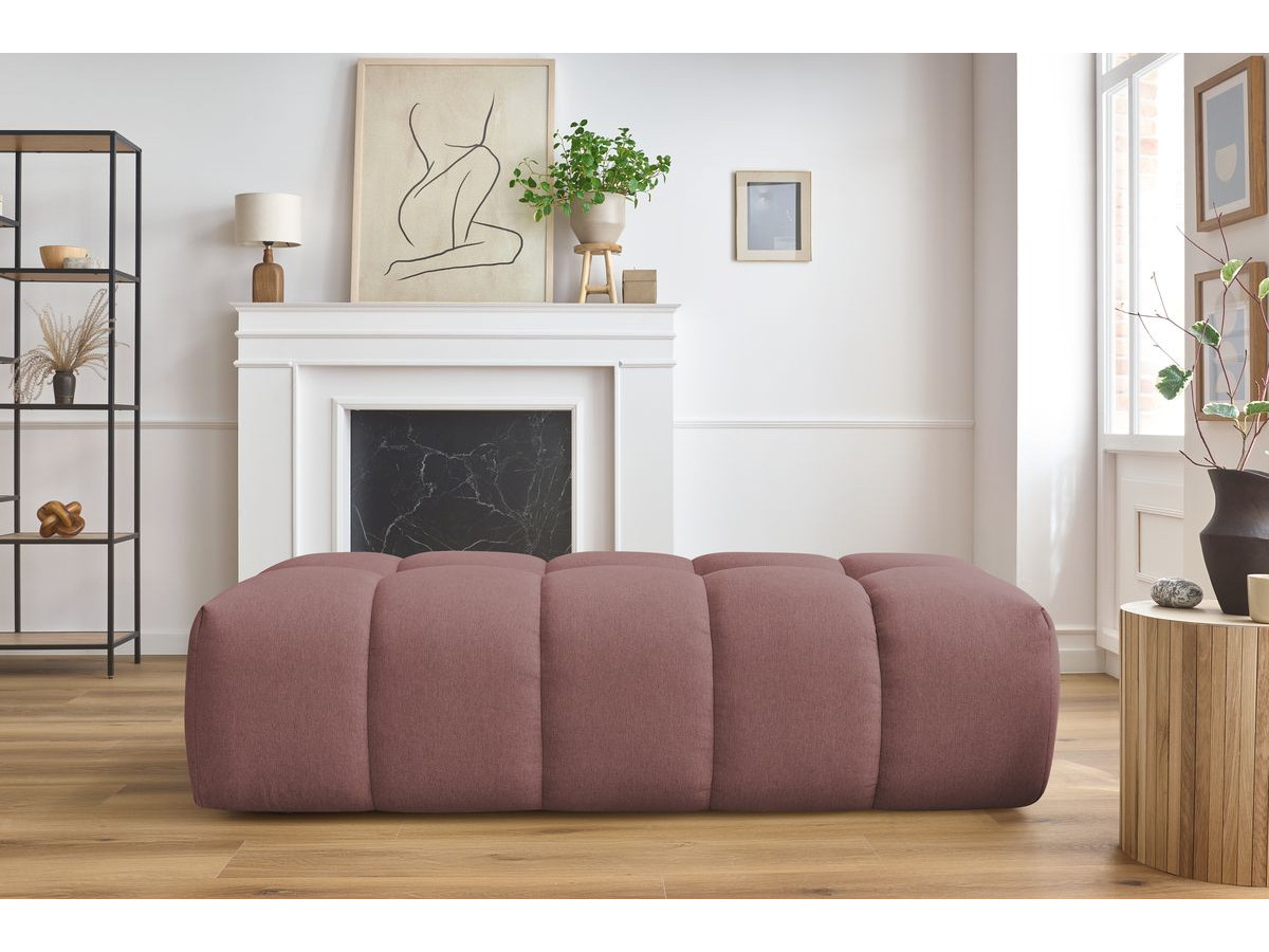 Pouf MONT-BLANC rose — vue 5