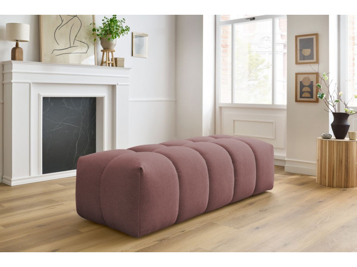 Pouf MONT-BLANC tissu
