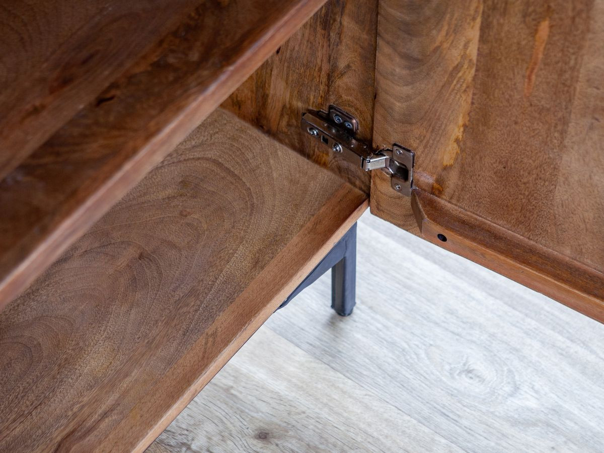 BALTHAZAR 2-deurs dressoir 160 cm Massief mangohout