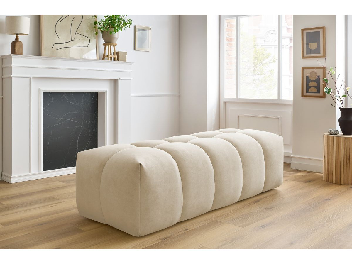 Pouf MONT-BLANC velours