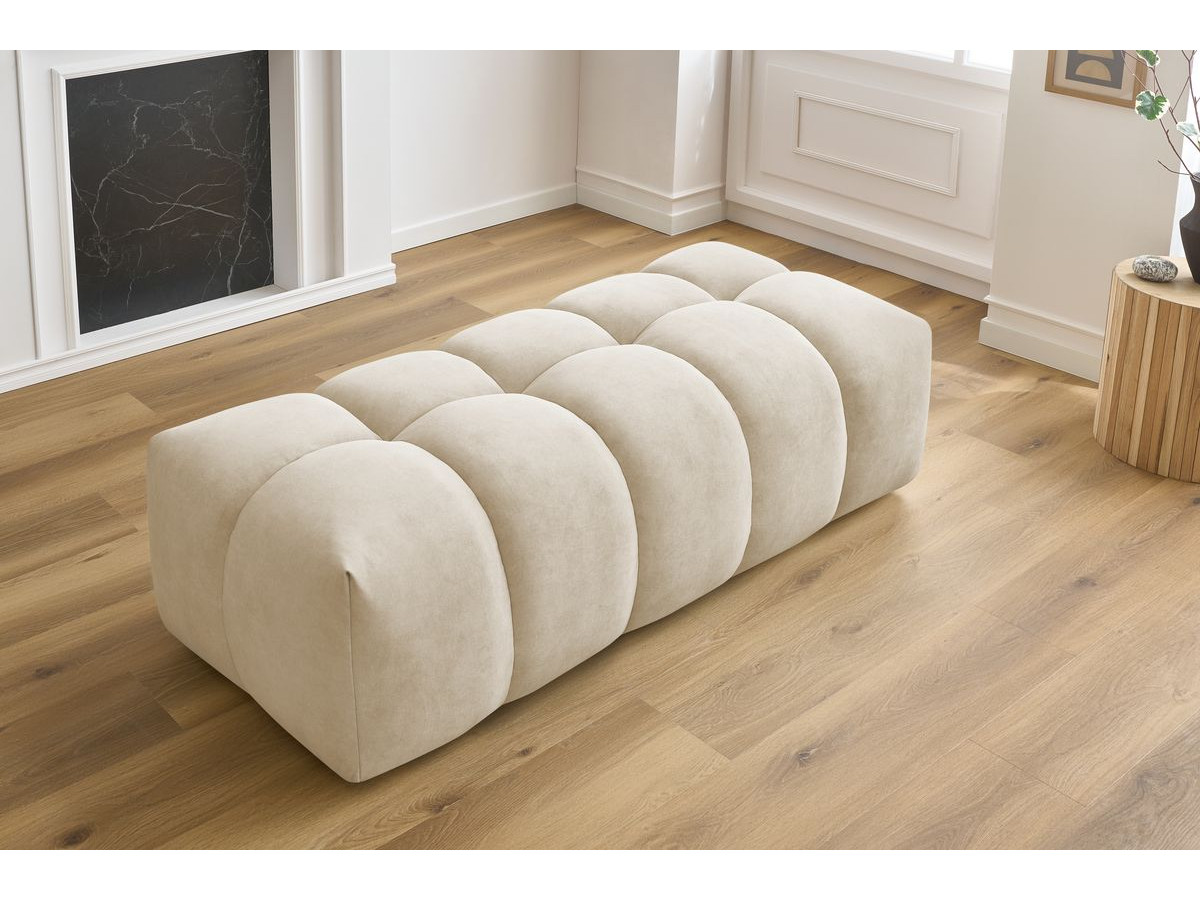 Pouf MONT-BLANC velours