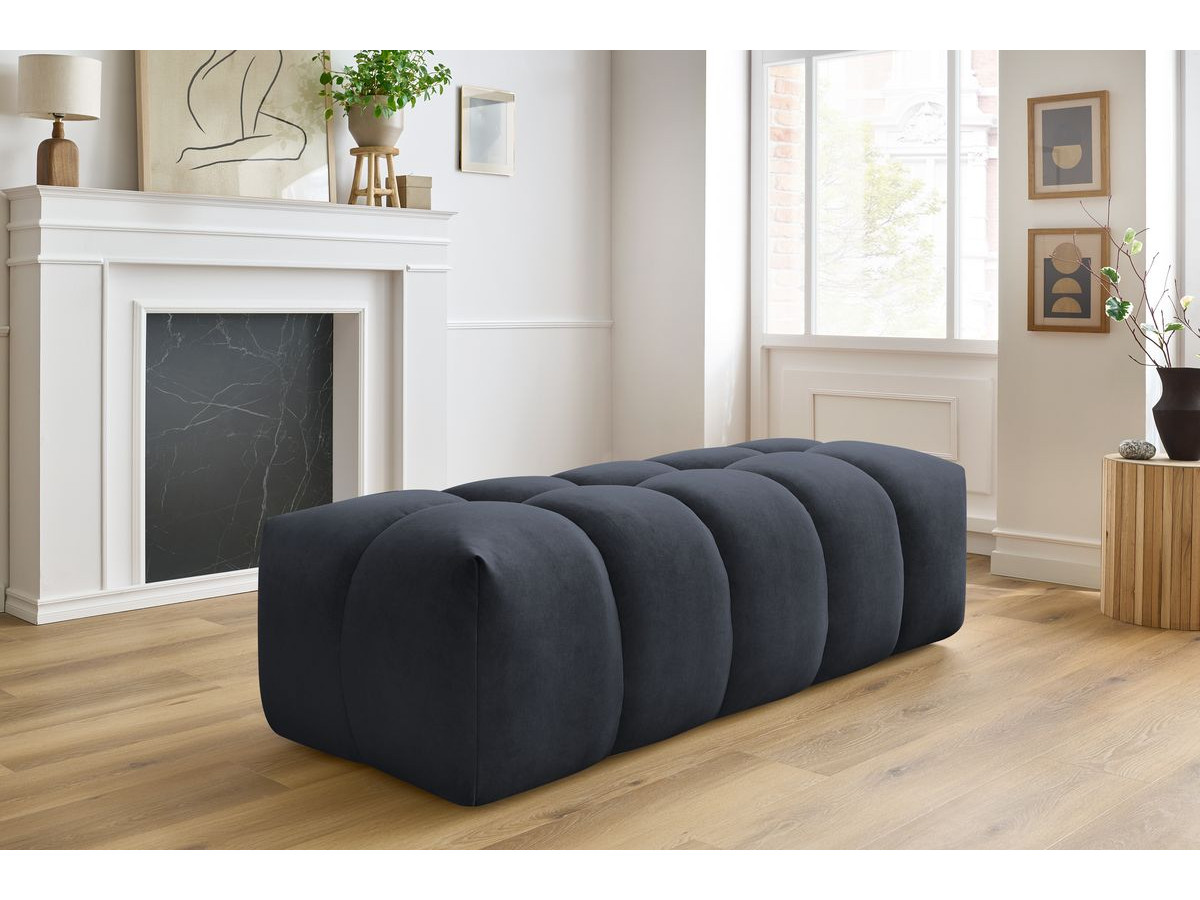 Pouf MONT-BLANC velours