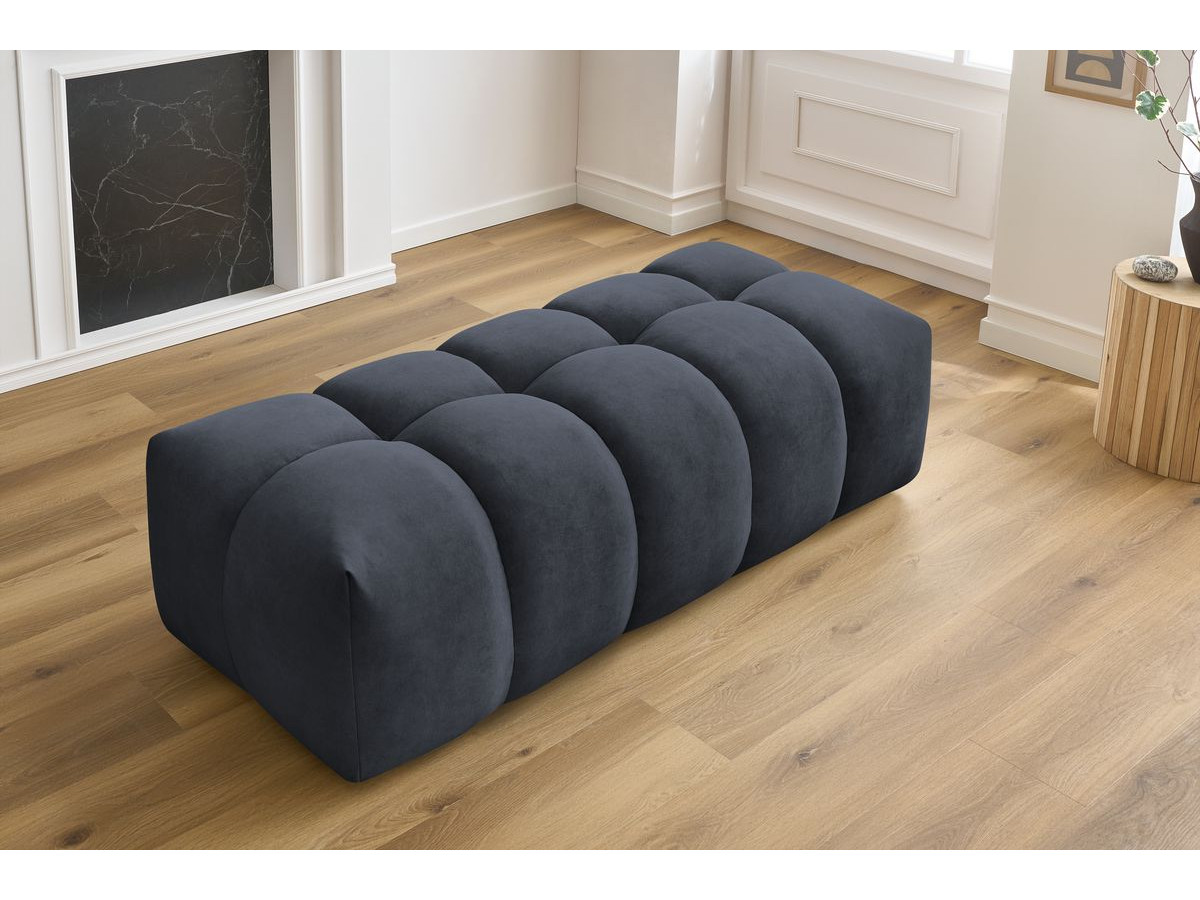 Pouf MONT-BLANC velours