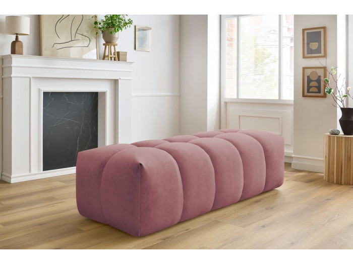 Pouf MONT-BLANC velours