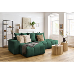 Aksamitna sofa narożna MONT-BLANC