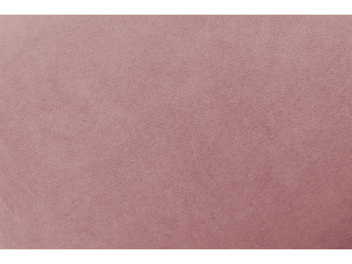 Canapé d'angle fixe MONT-BLANC velours avec pouf