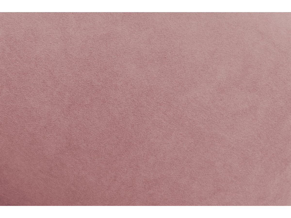 Canapé d'angle fixe MONT-BLANC velours avec pouf