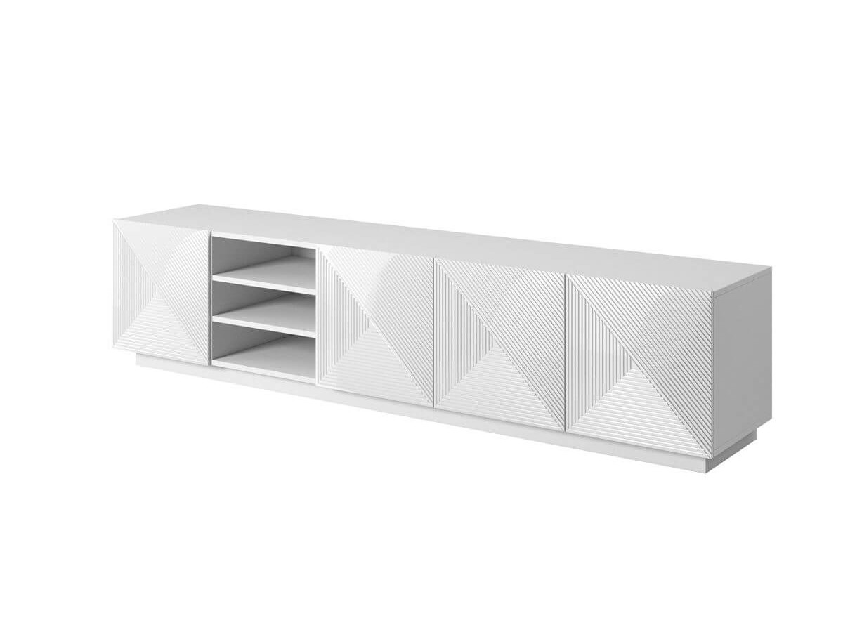 ALICE set met tv-meubel met nis van 200 cm + 4-deurs dressoir van 200 cm