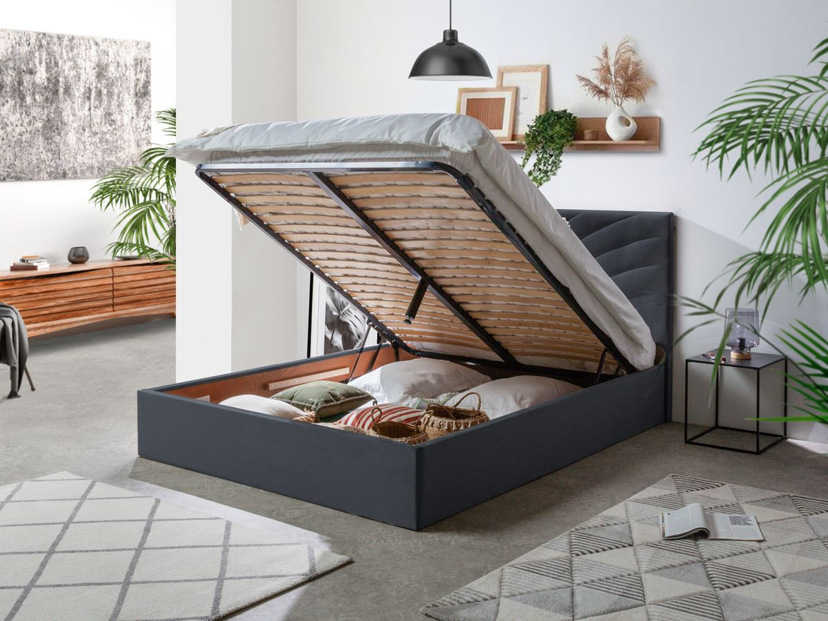PALMYRE Fluwelen opbergbed