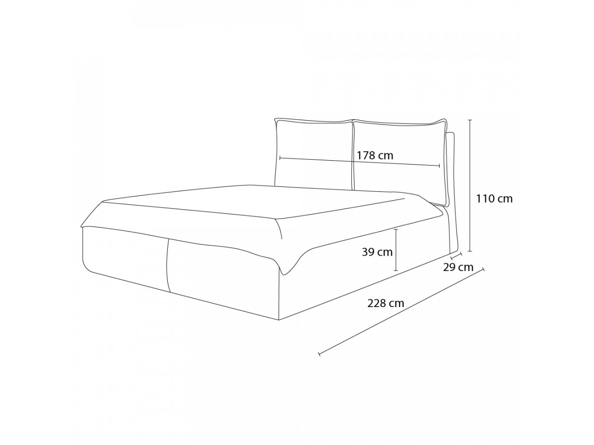 Canapé d'angle fixe EVEREST tissu chiné - Orange - Angle droit - 10 coussins