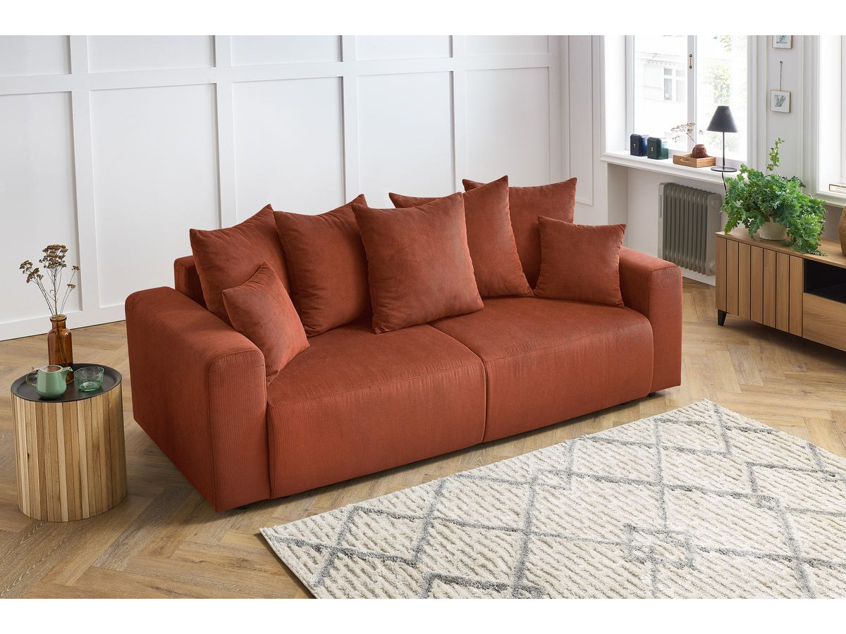 ENVY 3-zits vaste rechte bank in corduroy