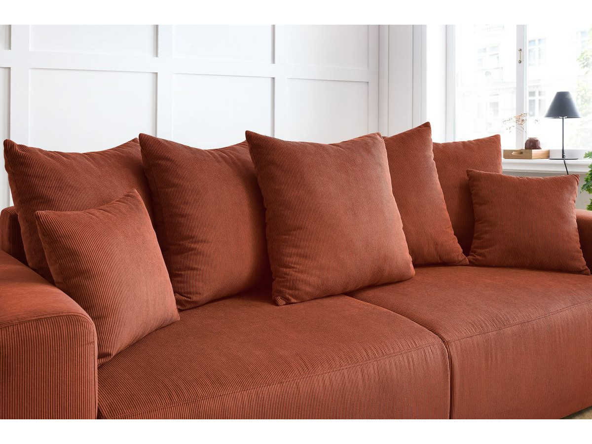 ENVY 3-zits vaste rechte bank in corduroy