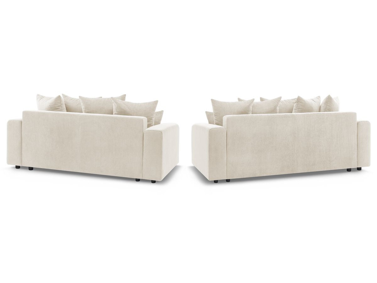 ENVY 3 + 2 zits vaste rechte bankstel in corduroy