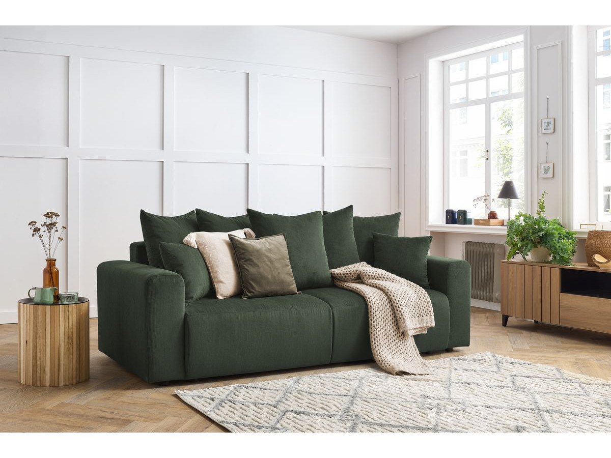 ENVY 3-zits vaste rechte bank in corduroy