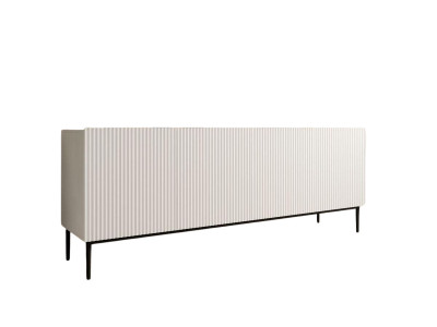 Buffet 4 portes 200 cm KASHA Pieds noir