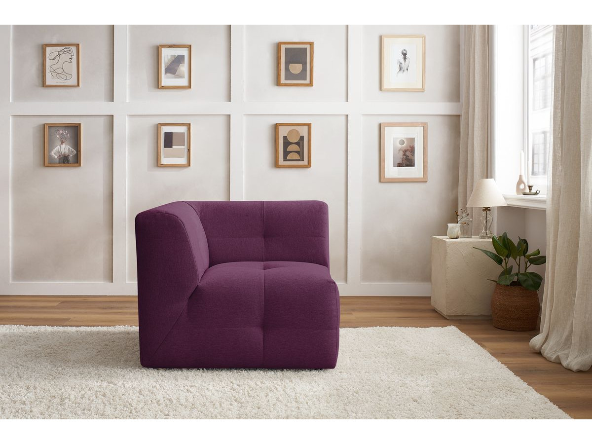 Angle pour canapé modulable KLEBER violet — vue 4