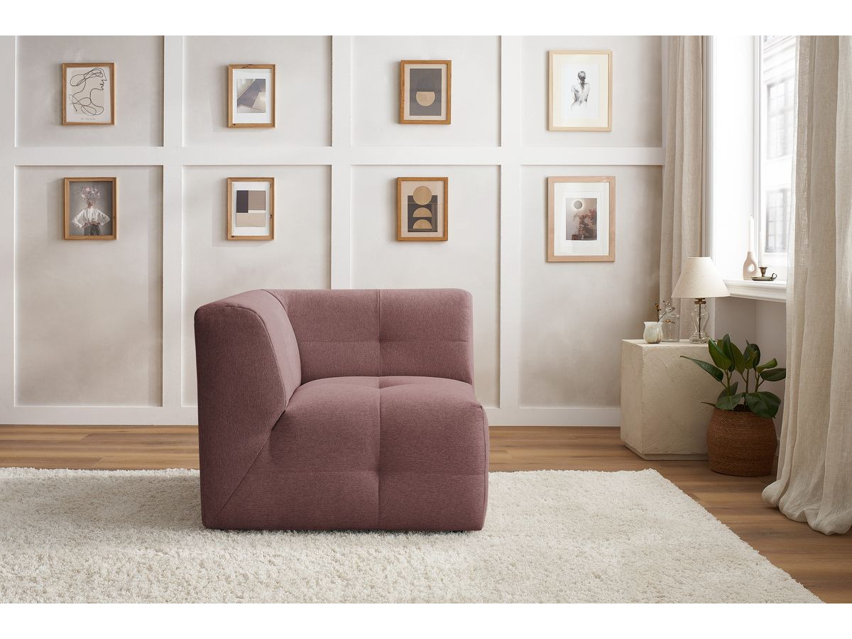 Angle pour canapé modulable KLEBER rose — vue 4