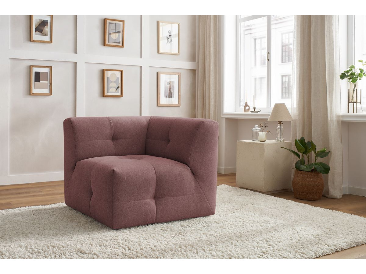 Angle pour canapé modulable KLEBER rose