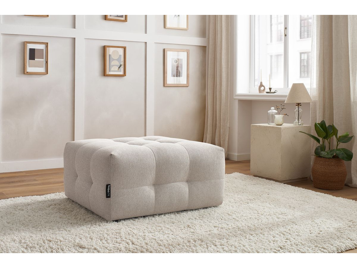 Pouf pour canapé modulable KLEBER beige — vue 5