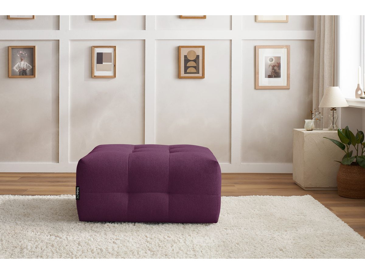 Pouf pour canapé modulable KLEBER violet — vue 4