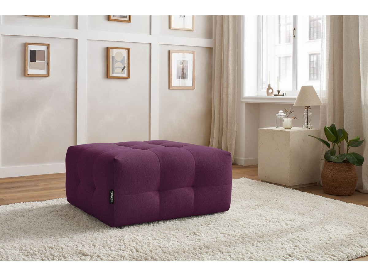 Pouf pour canapé modulable KLEBER violet