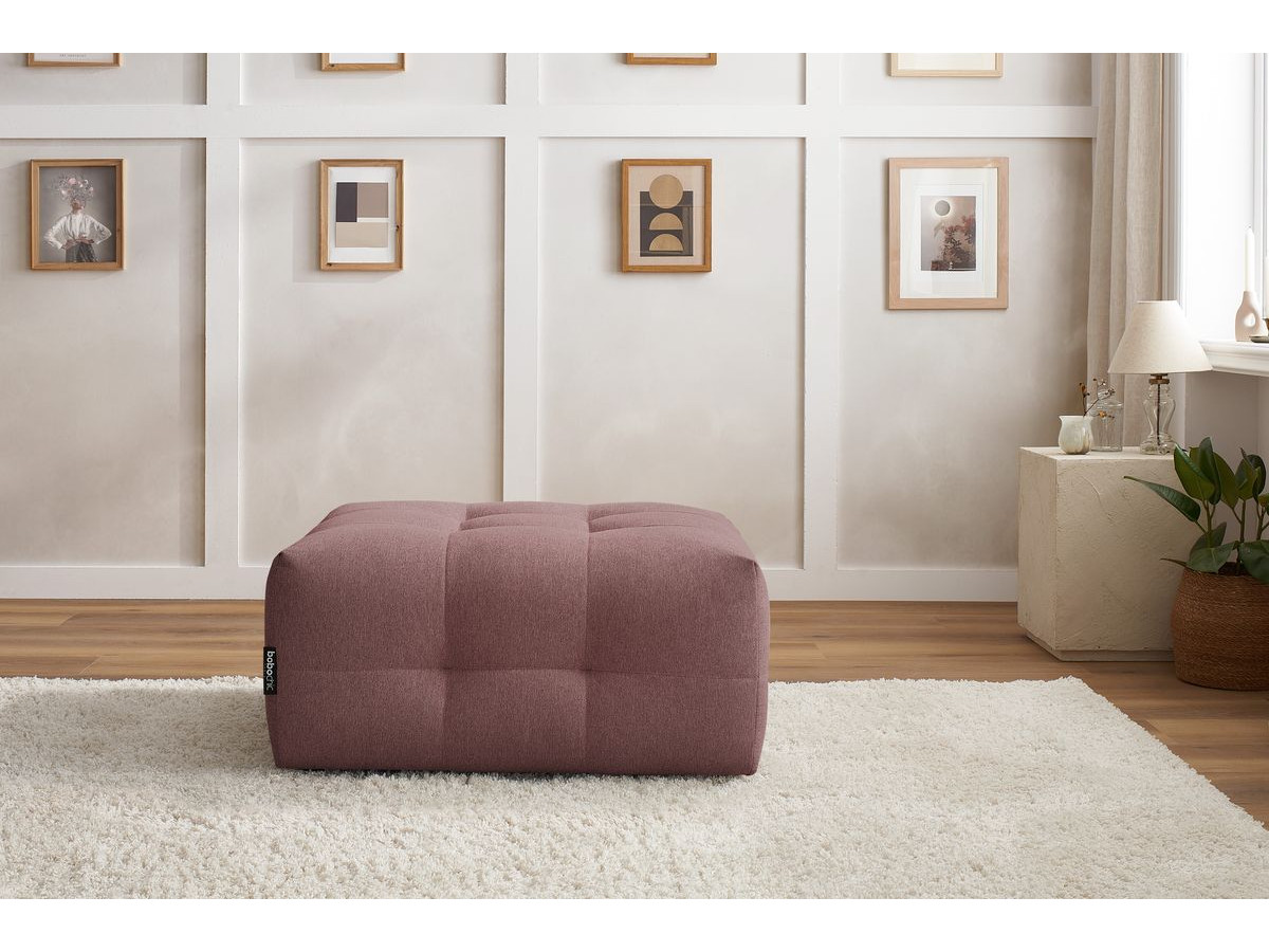 Pouf pour canapé modulable KLEBER rose — vue 4