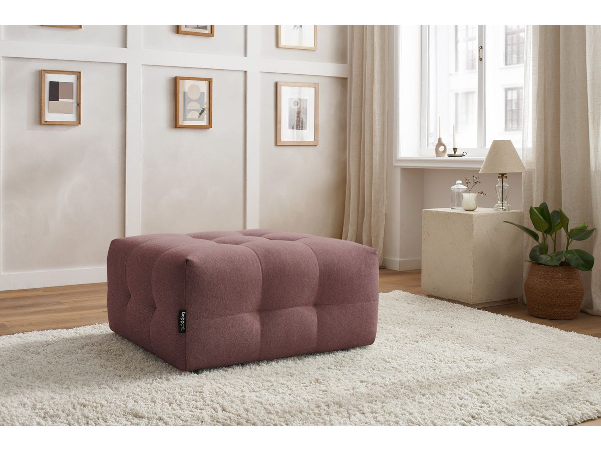 Pouf pour canapé modulable KLEBER rose