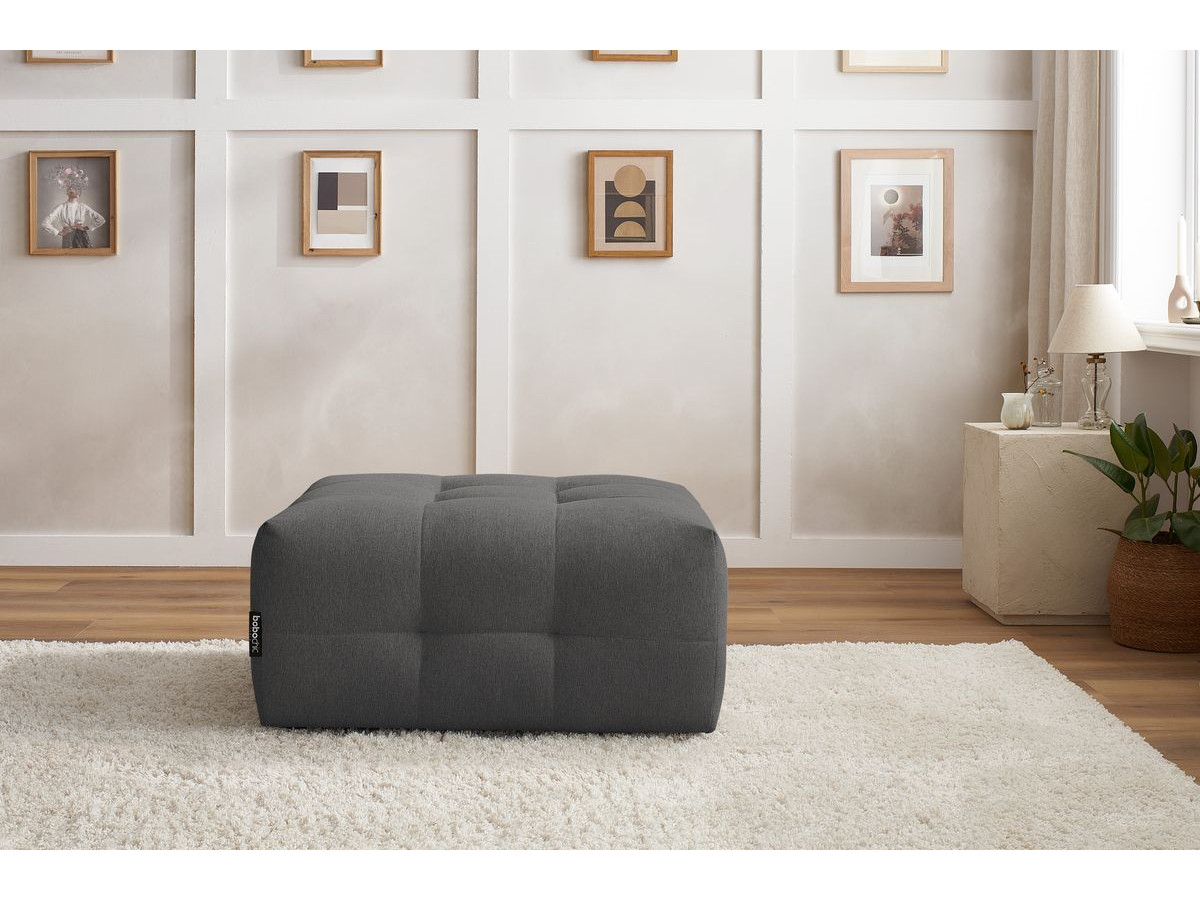 Pouf pour canapé modulable KLEBER gris foncé — vue 4