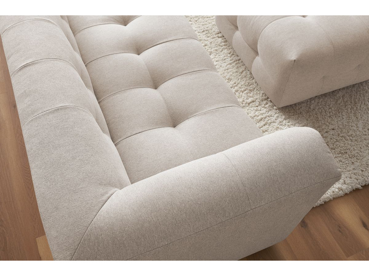 Sofa modułowa 4-osobowa nierozkładana KLEBER z pufem