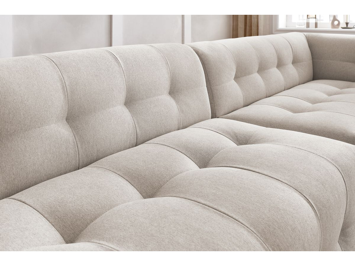 Sofa modułowa 4-osobowa nierozkładana KLEBER z pufem