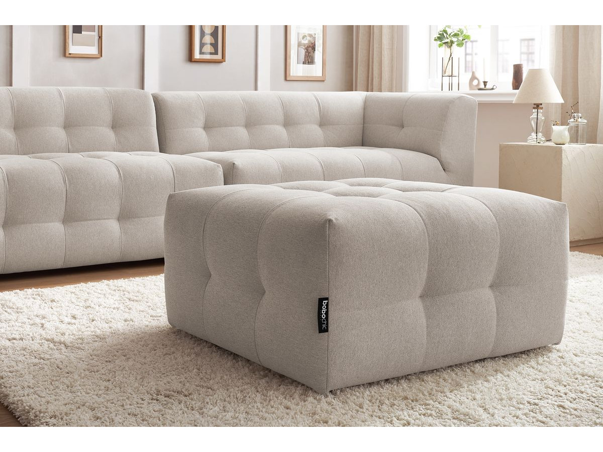 Sofa modułowa 4-osobowa nierozkładana KLEBER z pufem