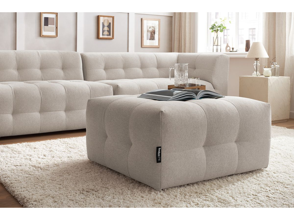 Sofa modułowa 4-osobowa nierozkładana KLEBER z pufem