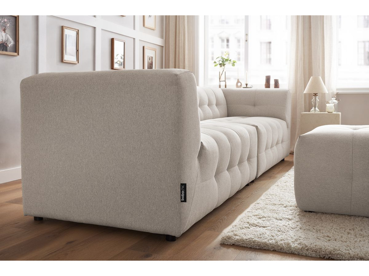 Sofa modułowa 4-osobowa nierozkładana KLEBER z pufem