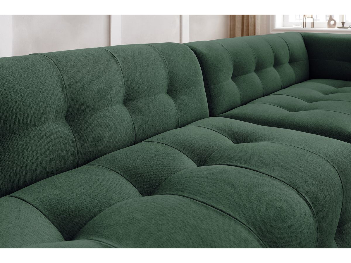 Sofa modułowa 4-osobowa nierozkładana KLEBER z pufem