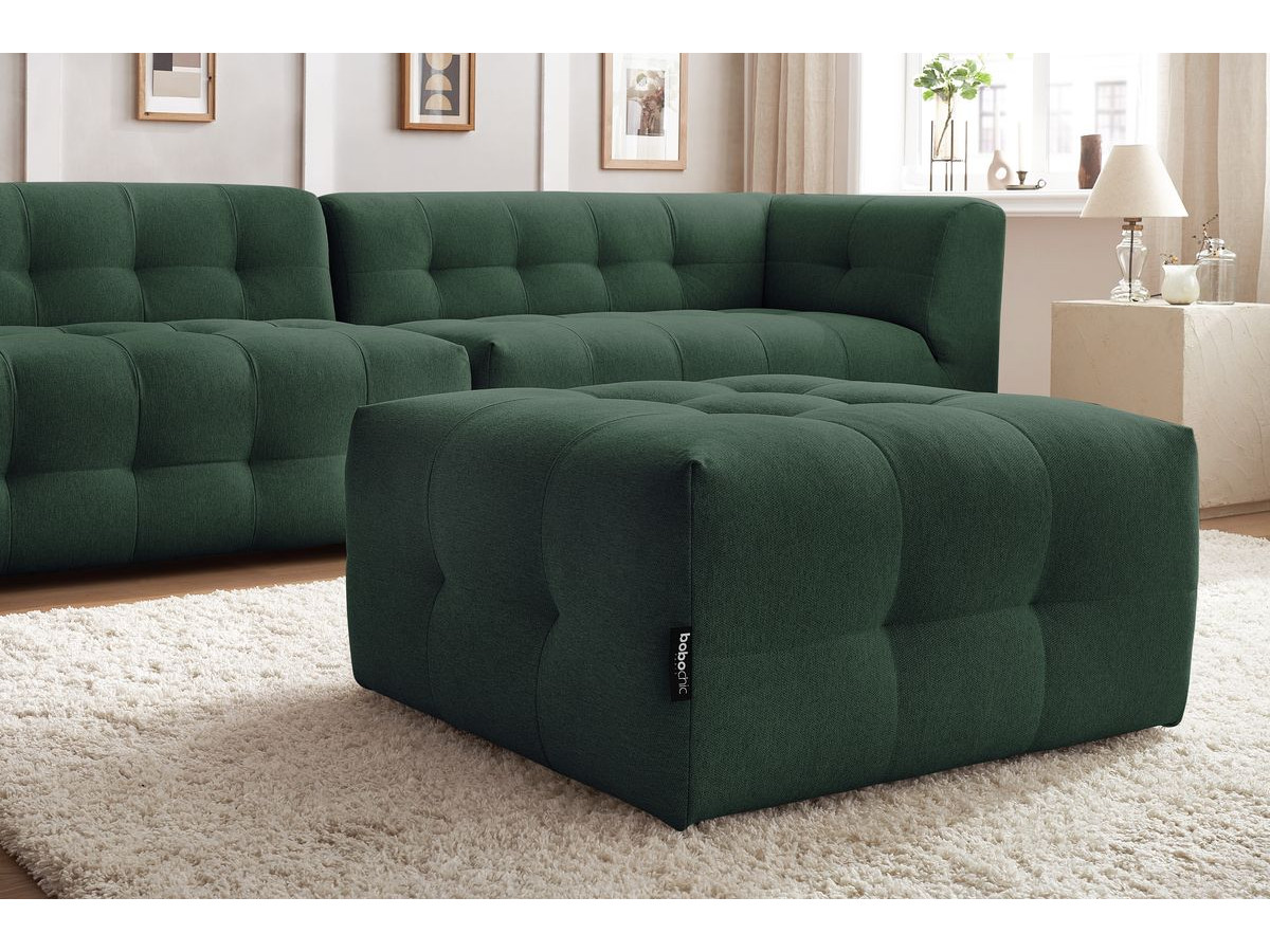 Sofa modułowa 4-osobowa nierozkładana KLEBER z pufem