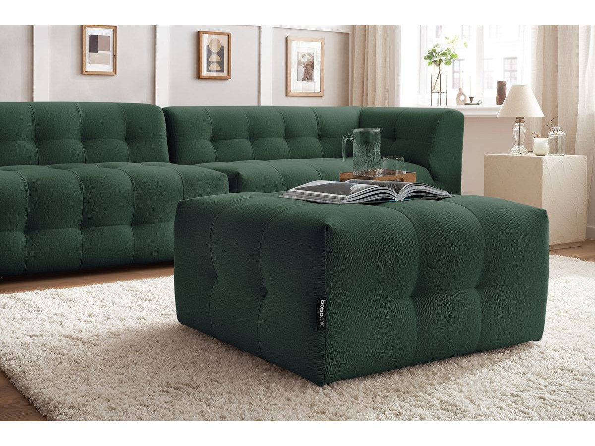 Sofa modułowa 4-osobowa nierozkładana KLEBER z pufem