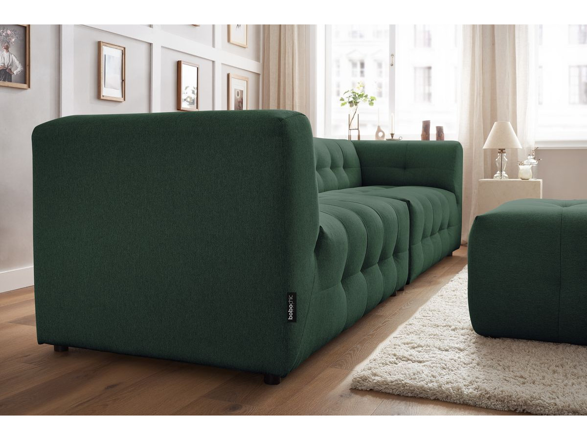 Sofa modułowa 4-osobowa nierozkładana KLEBER z pufem